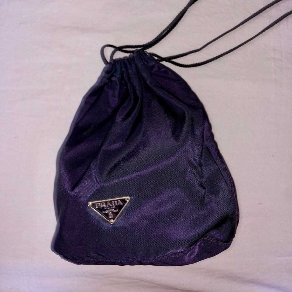 Prada Nylon Mini Drawstring Bag